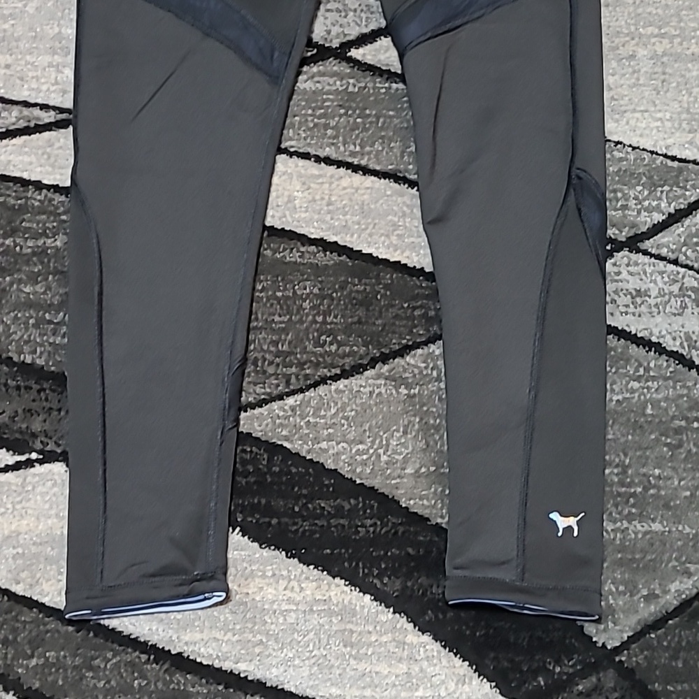 VS PINK 2015 ULTIMATE REVERSIBLE MESH LOGO LEGGINGS - Picture 5 of 15